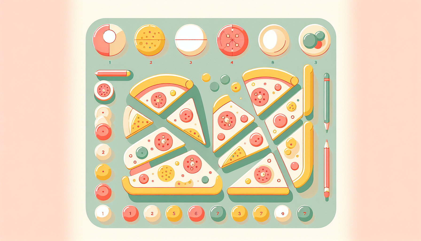 Jeu éducatif pour enfants Pizza Play